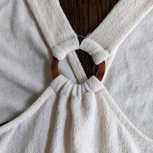 NWT Blue Rair size Medium Cross Front Bottom Tie top - Picture 3 of 4